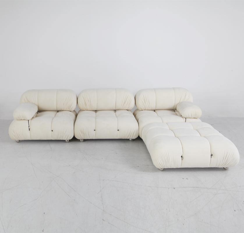 B&B Italia Camaleonda Style Sofa, Three Seater Sofa, Modular Sofa, Velvet-Sofas-Weilai Concept-Weilai Concept