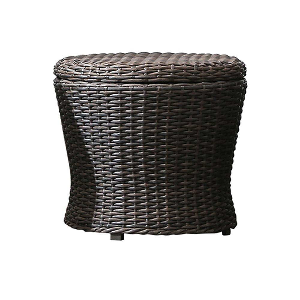 Bosco Rattan Garden Armchair And Ottoman, Indoor/ Outdoor Furniture-Weilai-Weilai Concept