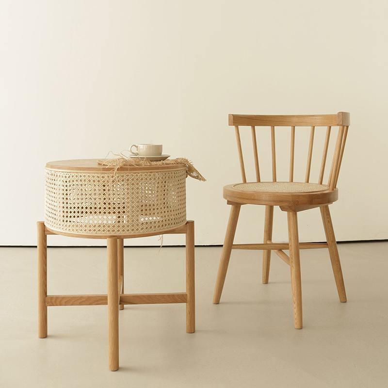 Bowden Rattan Side Table-Weilai Concept-Weilai Concept