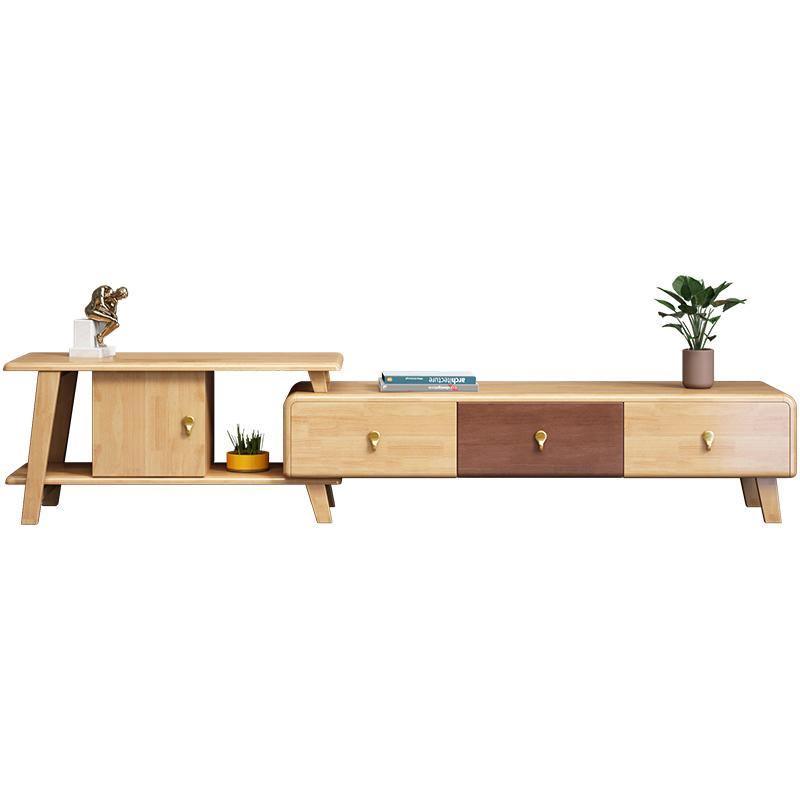 Brandy TV Stand, Oak-Weilai Concept-Weilai Concept