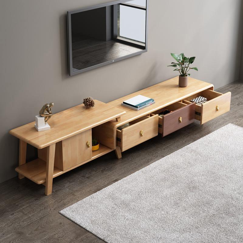 Brandy TV Stand, Oak-Weilai Concept-Weilai Concept