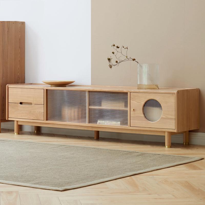 Canaz TV Stand, Ash Wood-Weilai Concept-Weilai Concept