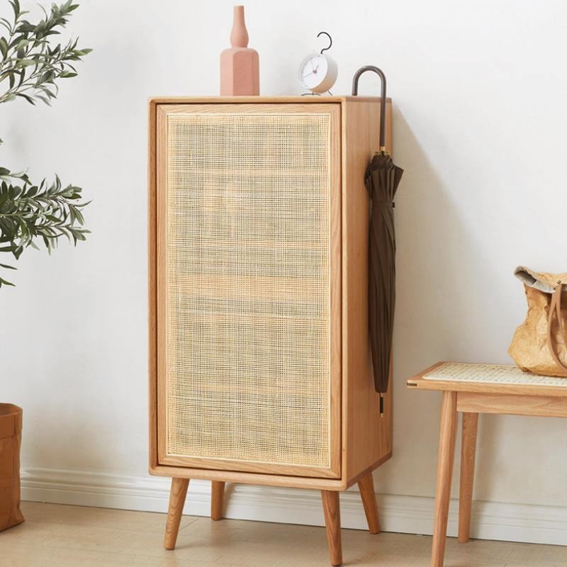 Amigo Cane Rattan Shoe Storage, Oak-Weilai Concept-Weilai Concept