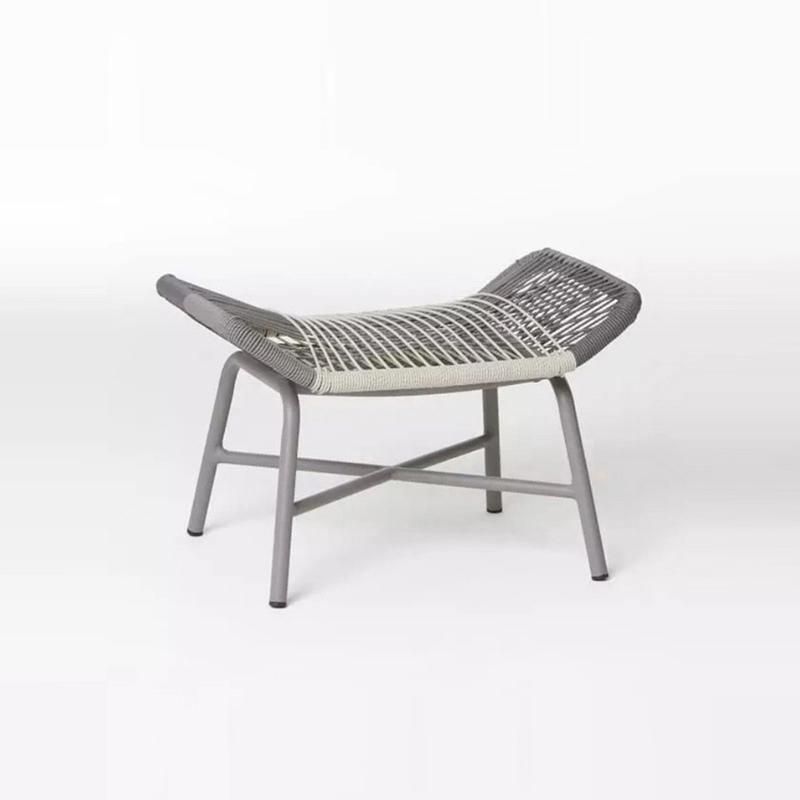 Carmean Rattan Chair and Footstool, Outdoor-Weilai Concept-Weilai Concept