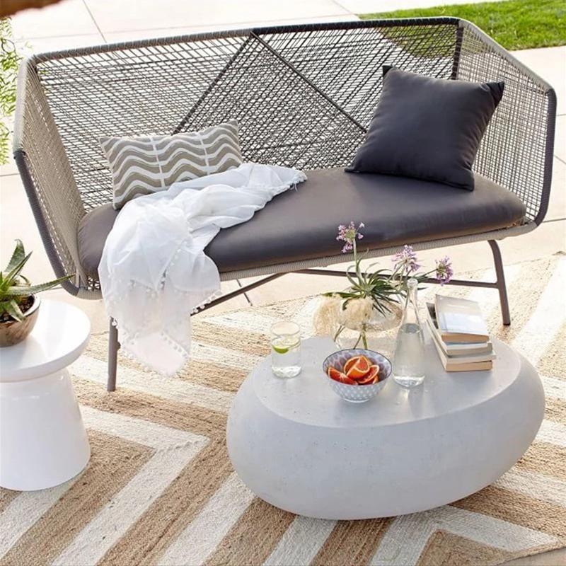 Carmean Rattan Chair and Footstool, Outdoor-Weilai Concept-Weilai Concept