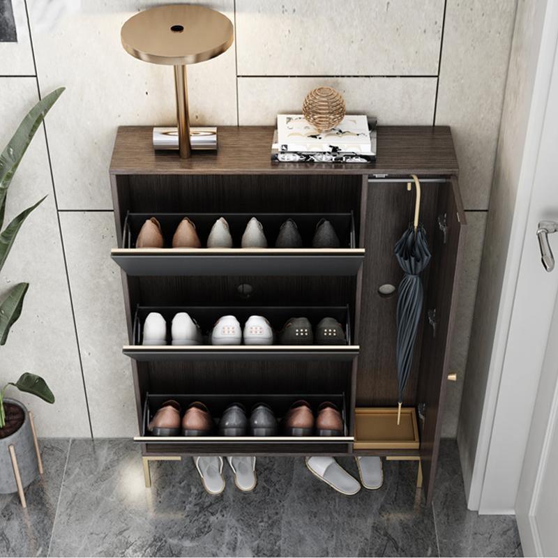 CASA Shoe Storage, Hallway Storage, Dark Oak-Weilai Concept-Weilai Concept