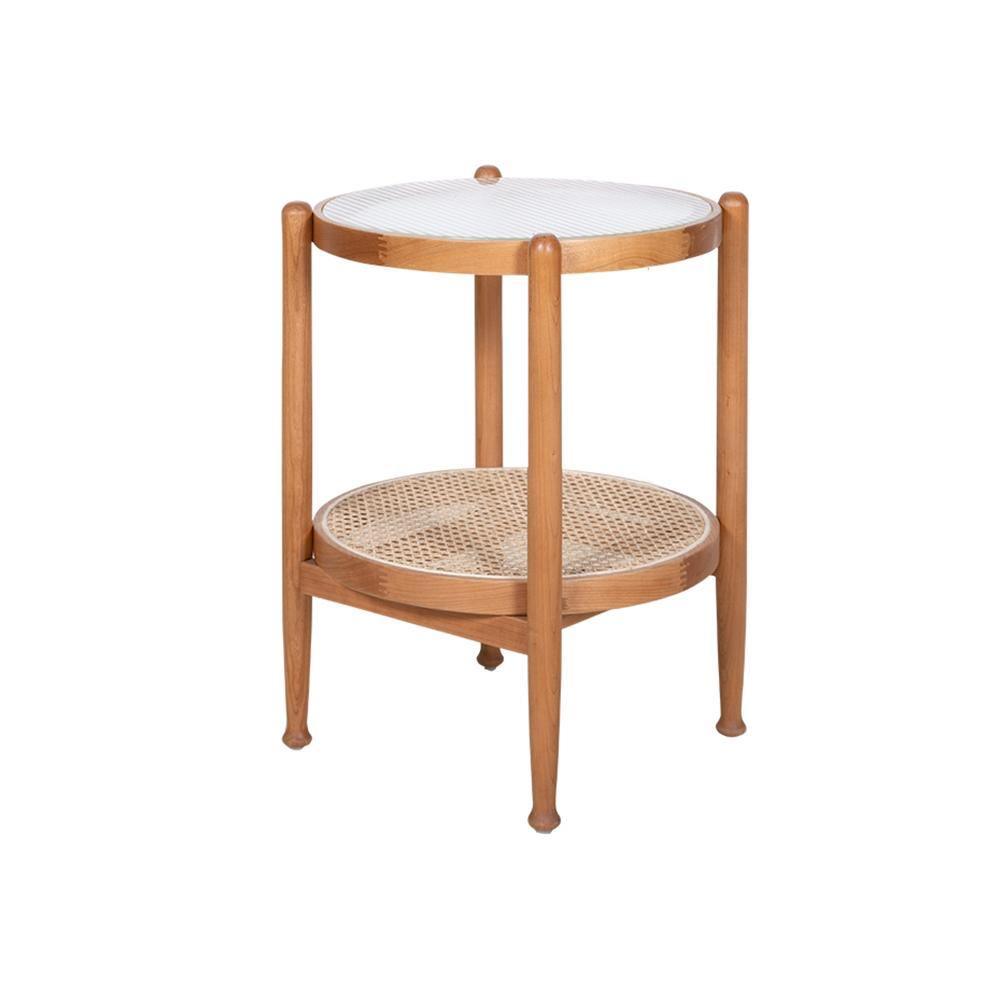 Cement Coffee Table Set, Oak-Weilai Concept-Weilai Concept