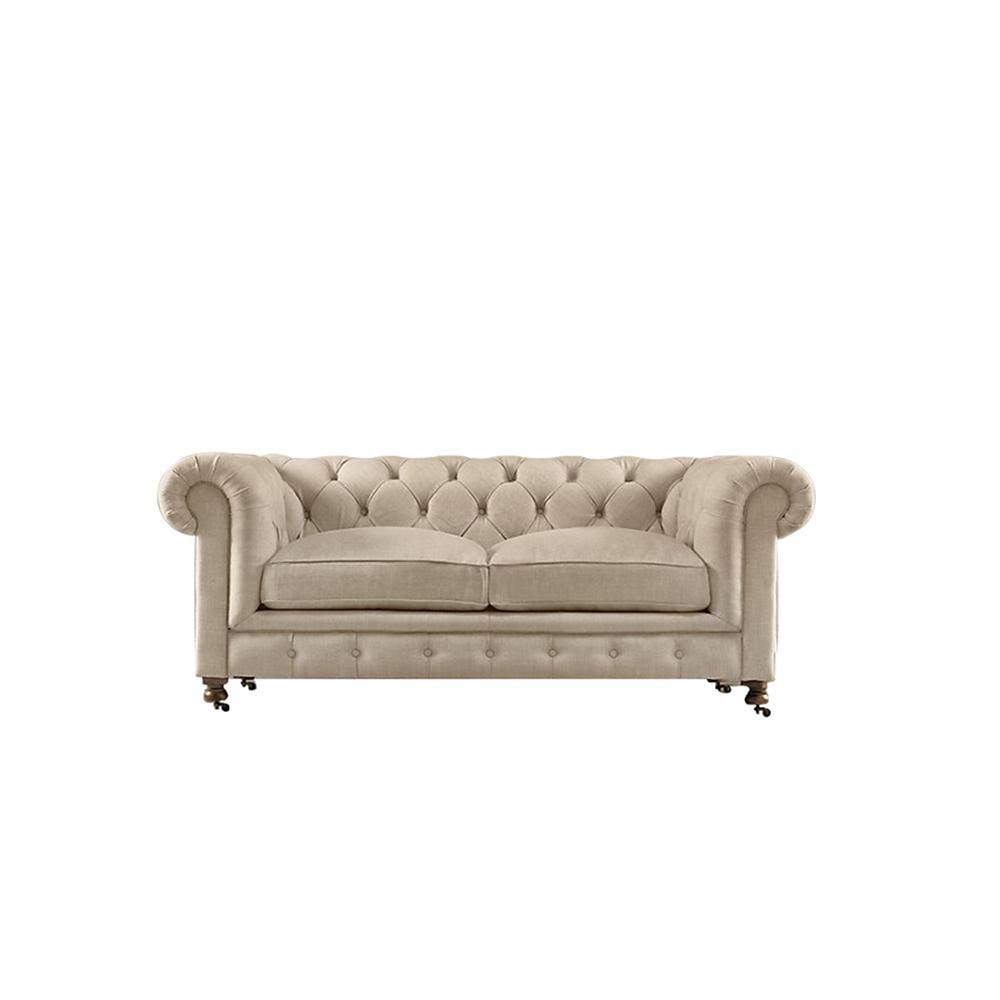 ChicComfort Two Seater Sofa, Velvet-Sofas-Weilai Concept-Weilai Concept