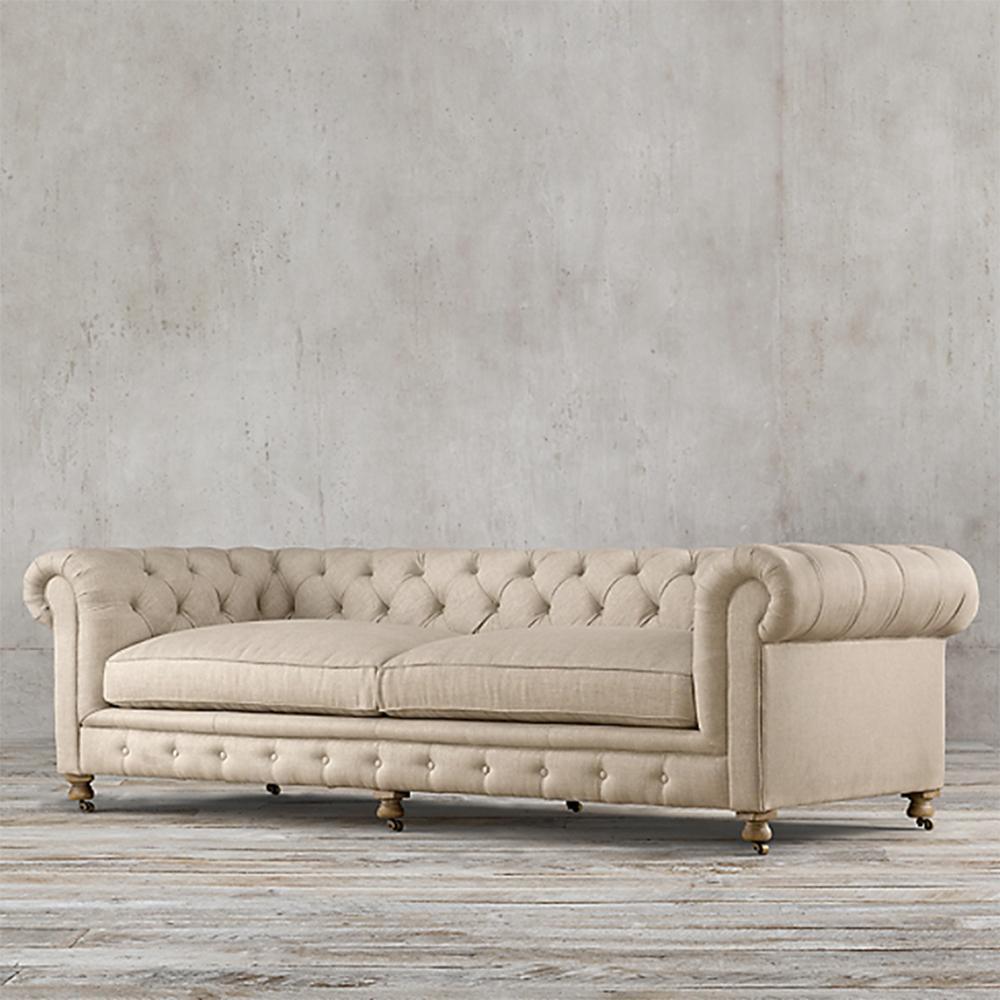 ChicComfort Two Seater Sofa, Velvet-Sofas-Weilai Concept-Weilai Concept