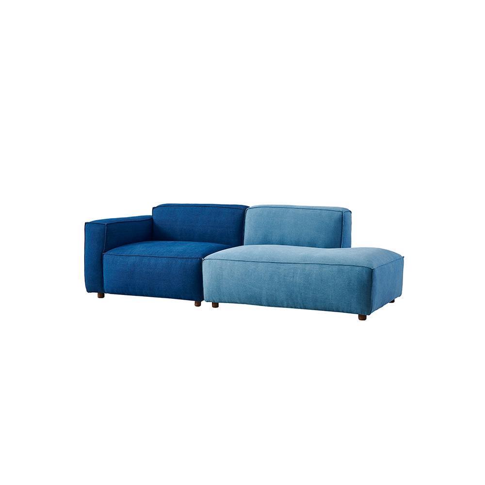 Chul Three Seater Sofa, Modular Sofa, Blue-Sofas-Weilai Concept-Weilai Concept