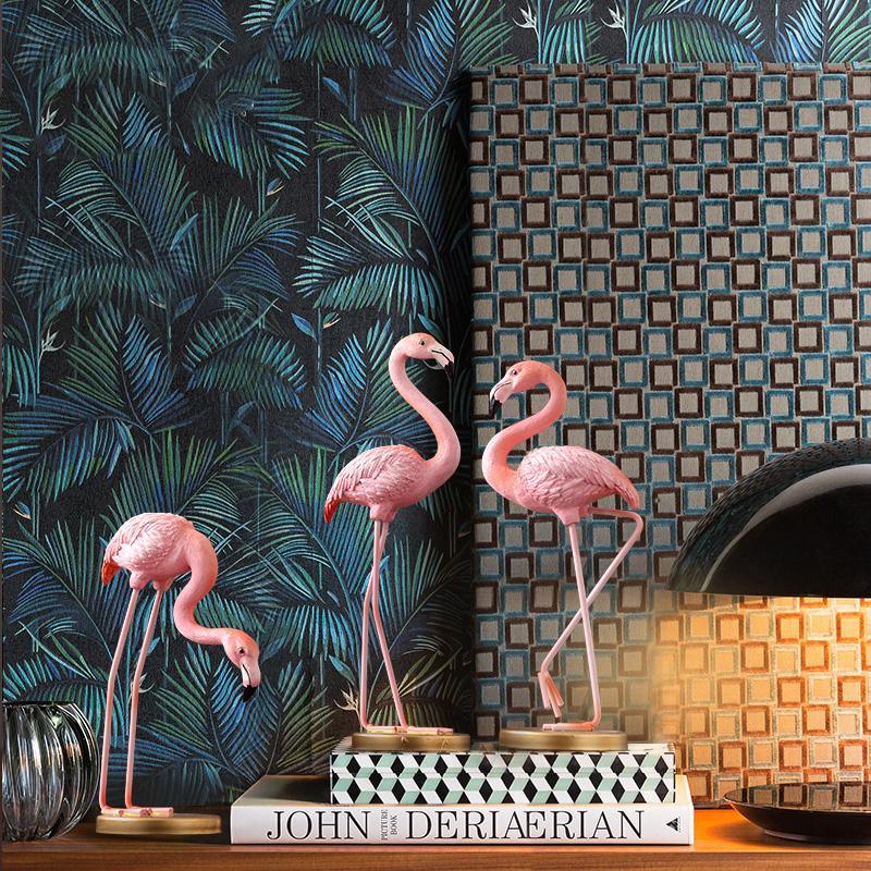 Decoration: A Set Of Three Flamingo Decoration-Weilai Concept-Weilai Concept