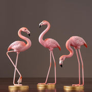 Decoration: A Set Of Three Flamingo Decoration-Weilai Concept-Weilai Concept