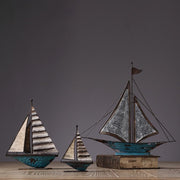 Decoration: A Set Of Three Sailboats-Weilai Concept-Weilai Concept
