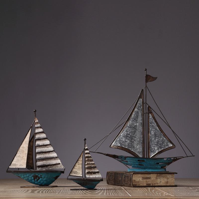 Decoration: A Set Of Three Sailboats-Weilai Concept-Weilai Concept