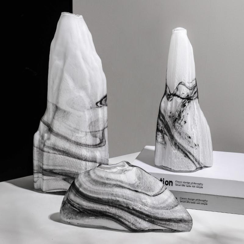 Decoration: A Set Of Three Stones-Weilai Concept-Ivory-Weilai Concept