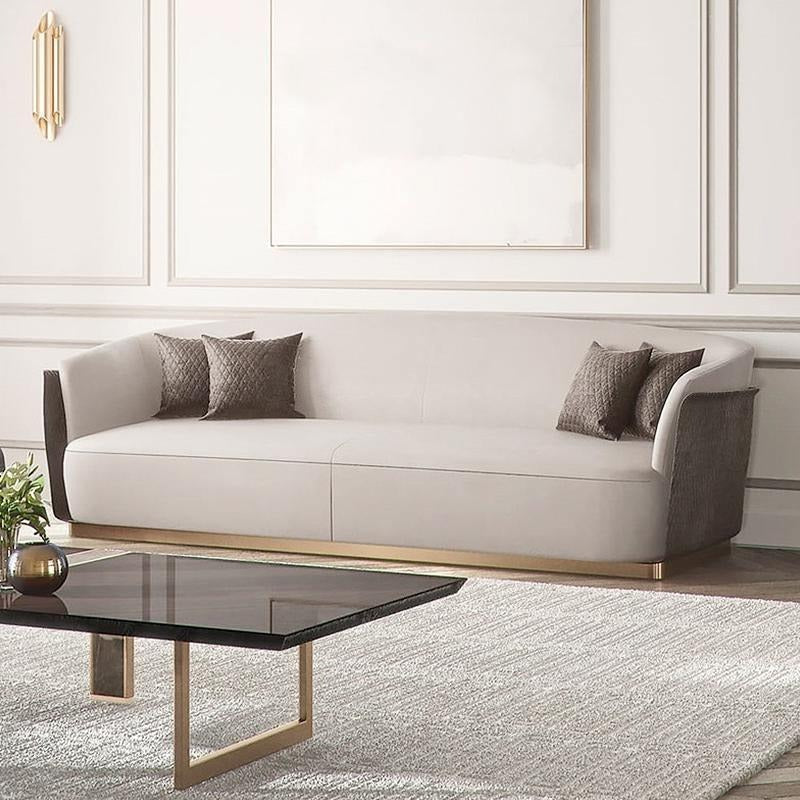 Demure Three Seater Sofa, Velvet-Weilai Concept-Style 2-Weilai Concept