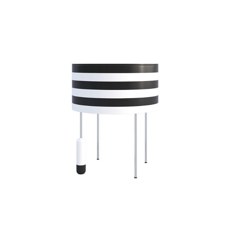 Ebro Side Table, Black And White-Weilai Concept-Weilai Concept