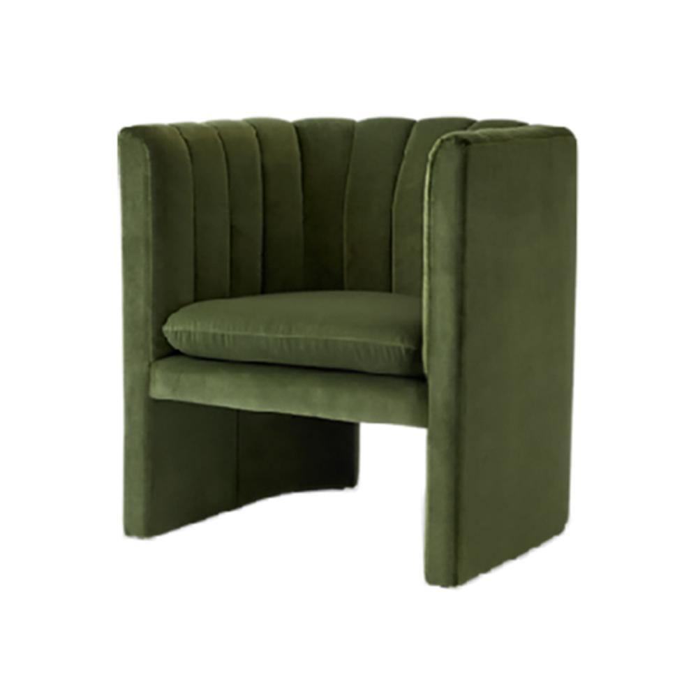 Edwick Armchair, Green Velvet-Weilai Concept-Weilai Concept