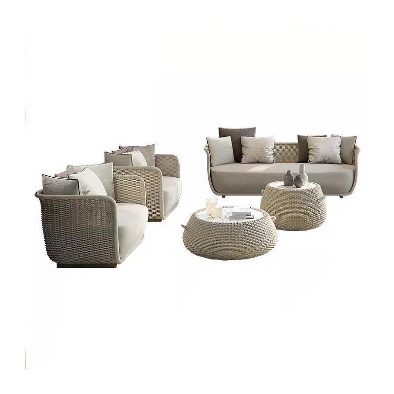 Eusden Rattan Outdoor Sofa Set, Outdoor Furniture-Weilai Concept-Weilai Concept