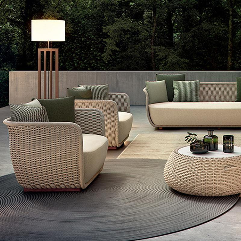 Eusden Rattan Outdoor Sofa Set, Outdoor Furniture-Weilai Concept-Weilai Concept