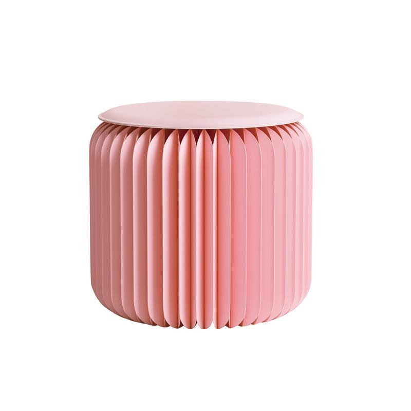 Pink Mini Accordion Stool-Weilai-30cm-Weilai Concept