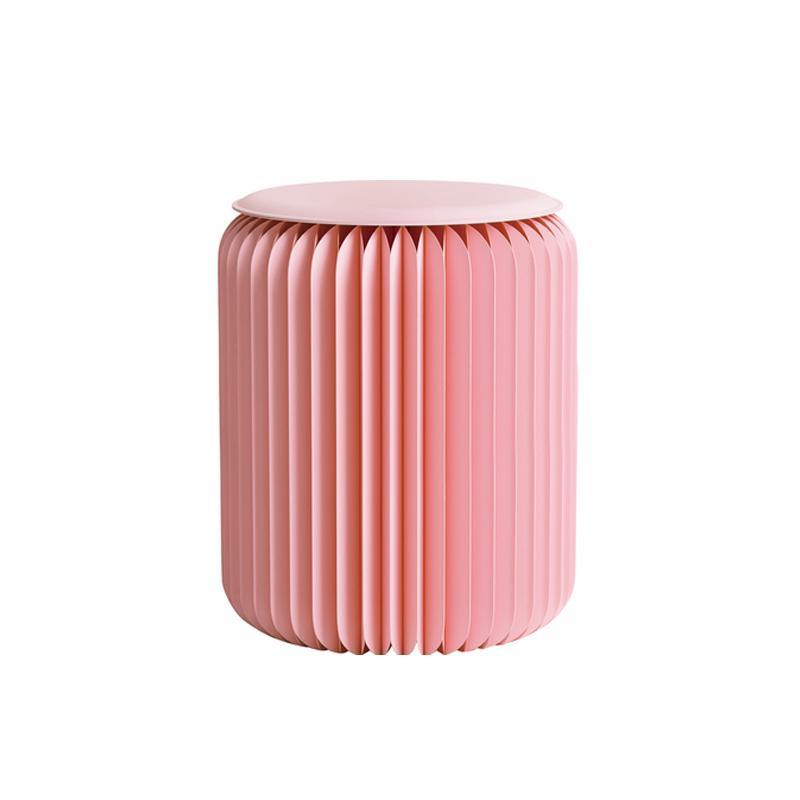 Pink Mini Accordion Stool-Weilai-37cm-Weilai Concept