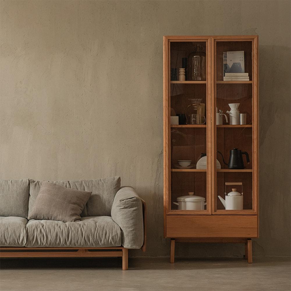 FU354 Shelves Storage, Walnut-Weilai-Weilai Concept