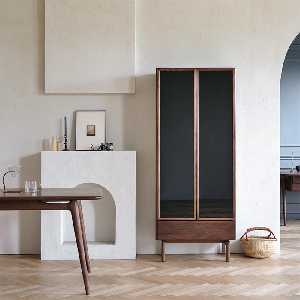 FU354 Shelves Storage, Walnut-Weilai-Weilai Concept