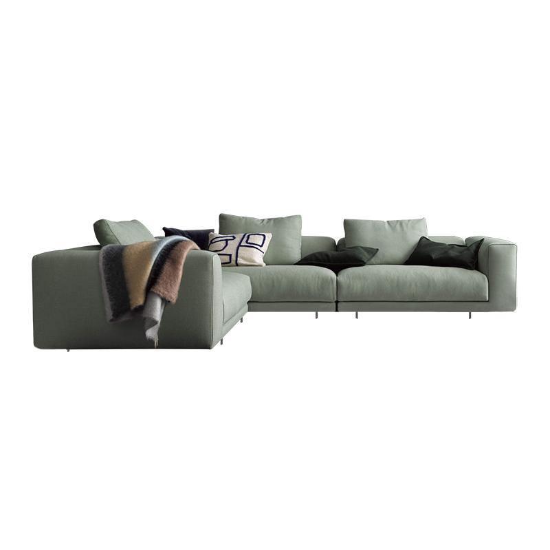 Goswell Two Seater, Three Seater Corner Sofa, Green-Weilai Concept-Weilai Concept