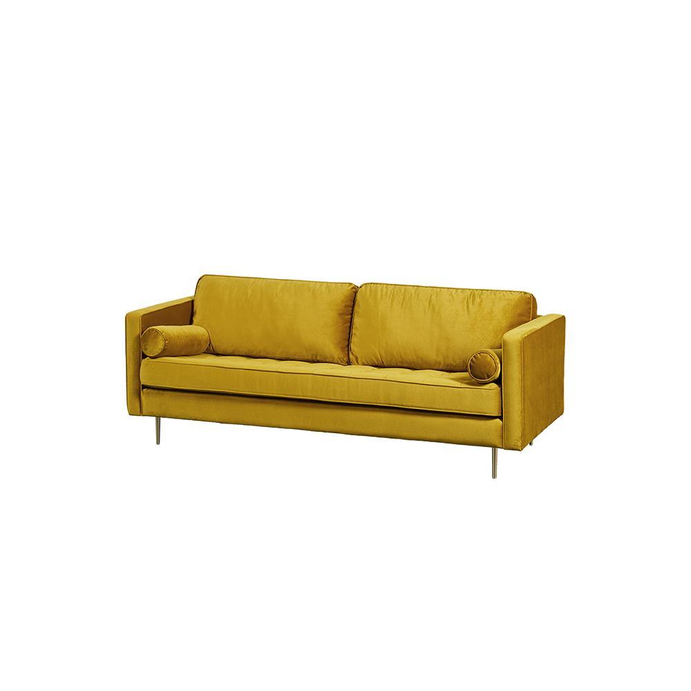 Hanoi Three Seater Sofa, Velvet-Weilai Concept-Weilai Concept