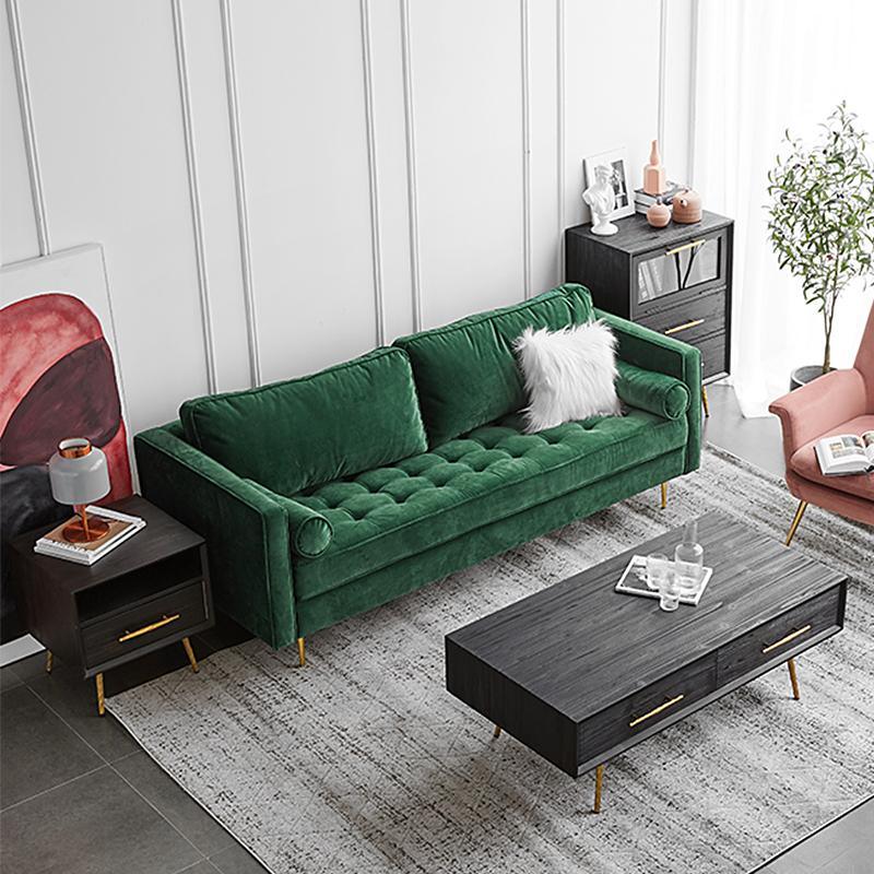 Hanoi Three Seater Sofa, Velvet-Weilai Concept-Weilai Concept