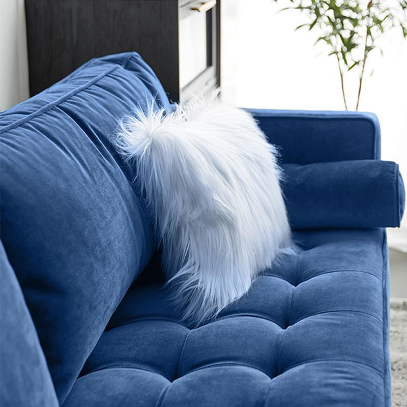 Hanoi Three Seater Sofa, Velvet-Weilai Concept-Weilai Concept
