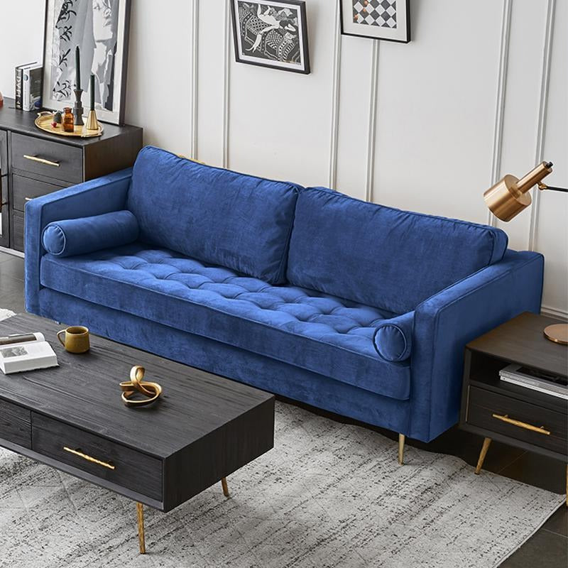 Hanoi Three Seater Sofa, Velvet-Weilai Concept-Weilai Concept