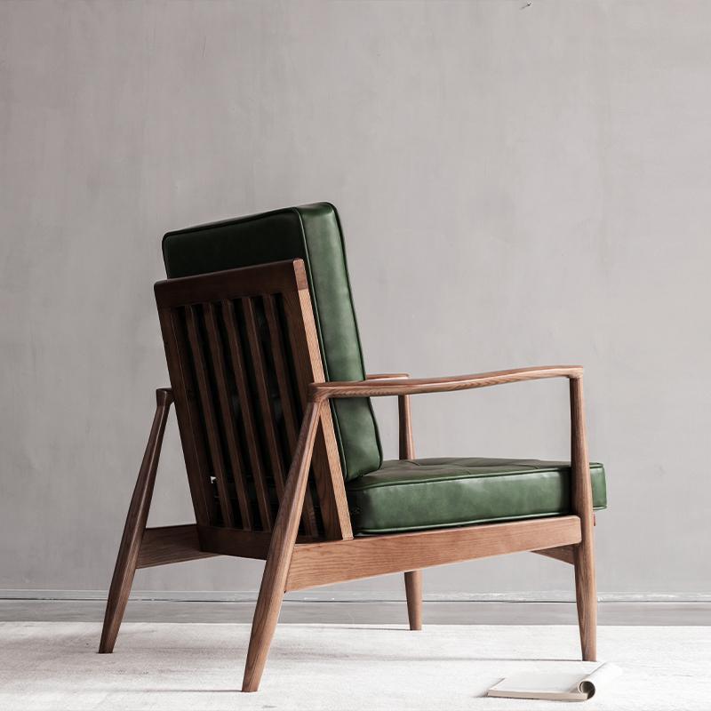 Hans CH32 Green Armchair, Solid Wood-Weilai Concept-Weilai Concept