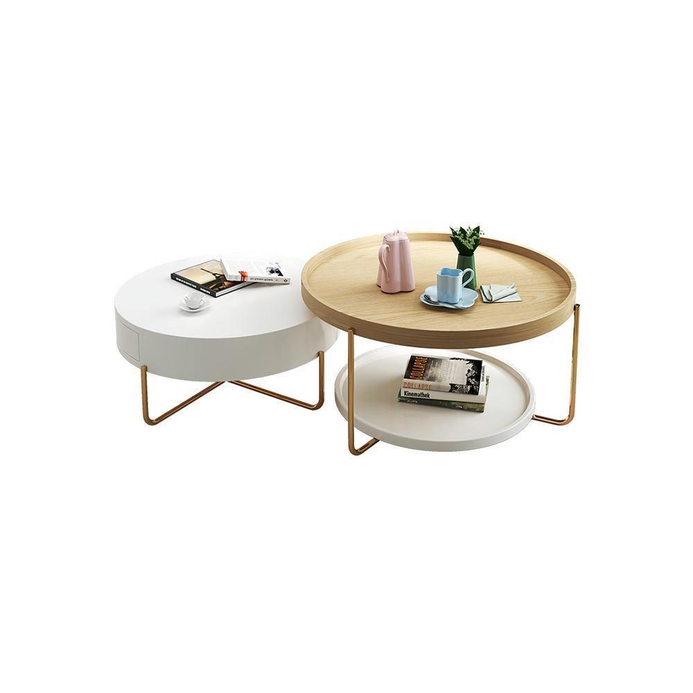 Harper Nesting Coffee Table, Oak-Weilai Concept-Weilai Concept