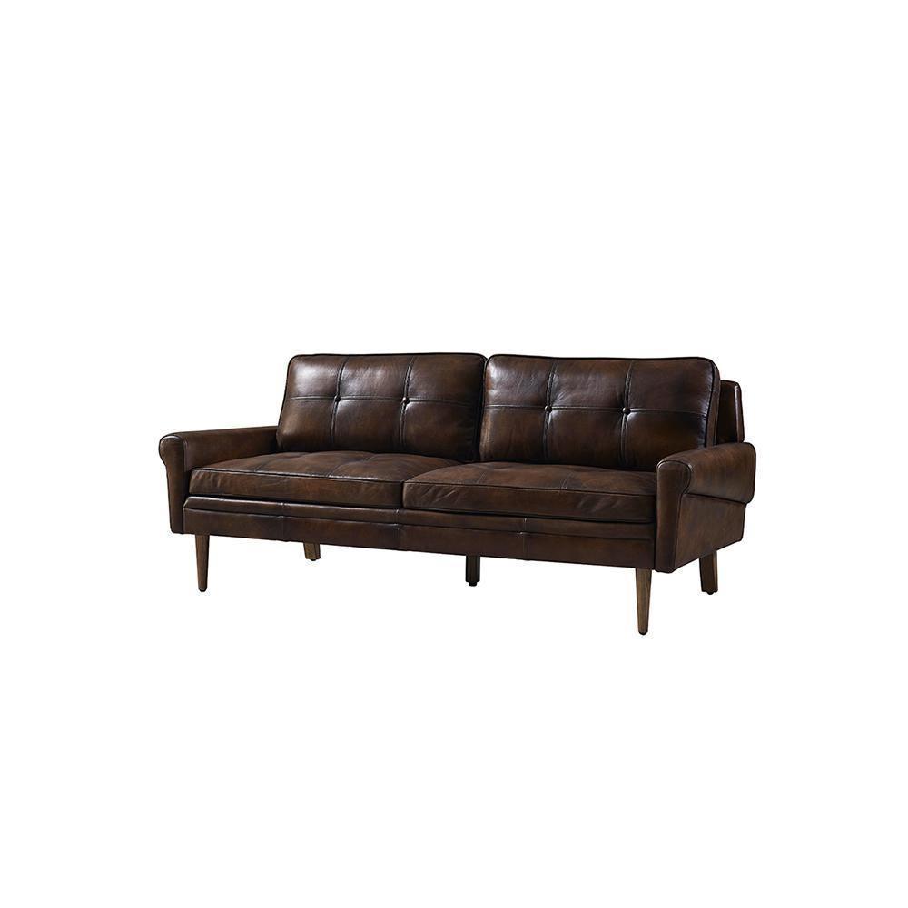 Hemenway Two Seater Sofa, Full Grain Leather-Weilai Concept-Weilai Concept