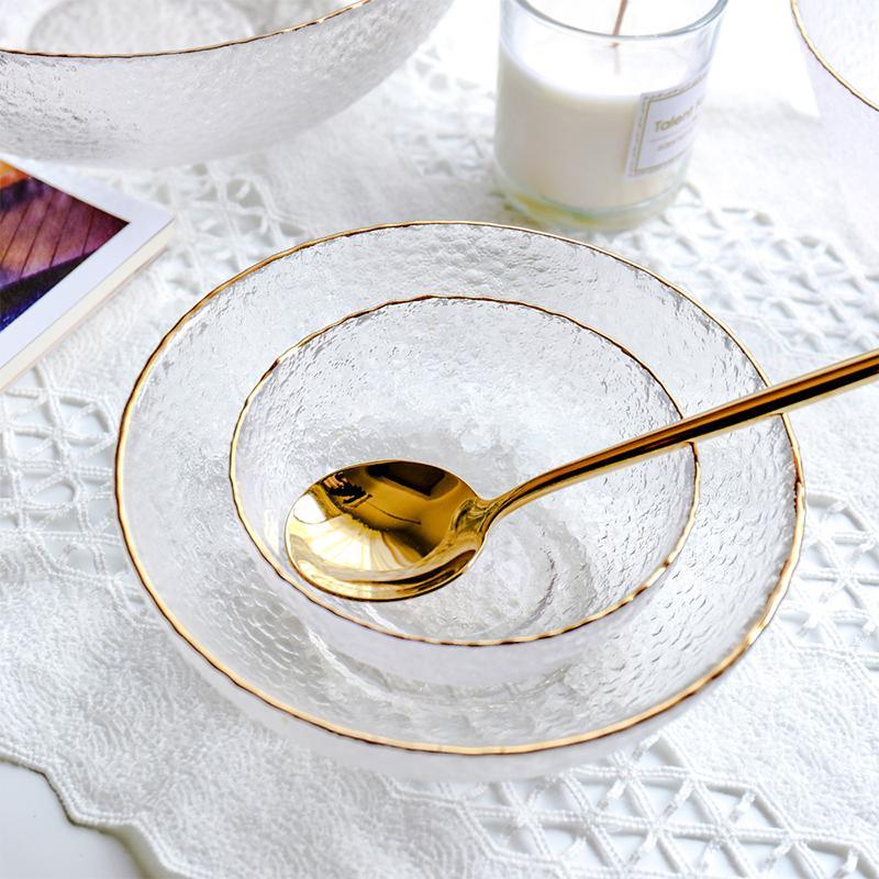 HO51 A Set Of Two Salad Bowls, Glassware-Weilai Concept-Weilai Concept