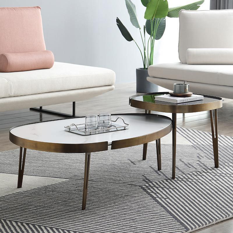 Inca Coffee Table Set, Sintered Stone-Weilai Concept-Weilai Concept