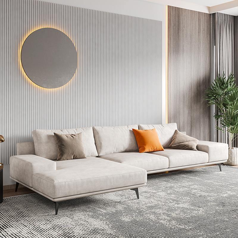 Jarrod Three Seater, Four Seater, Five Seater Corner Sofa-Weilai Concept-White-Three Seater Corner 300cm-Weilai Concept
