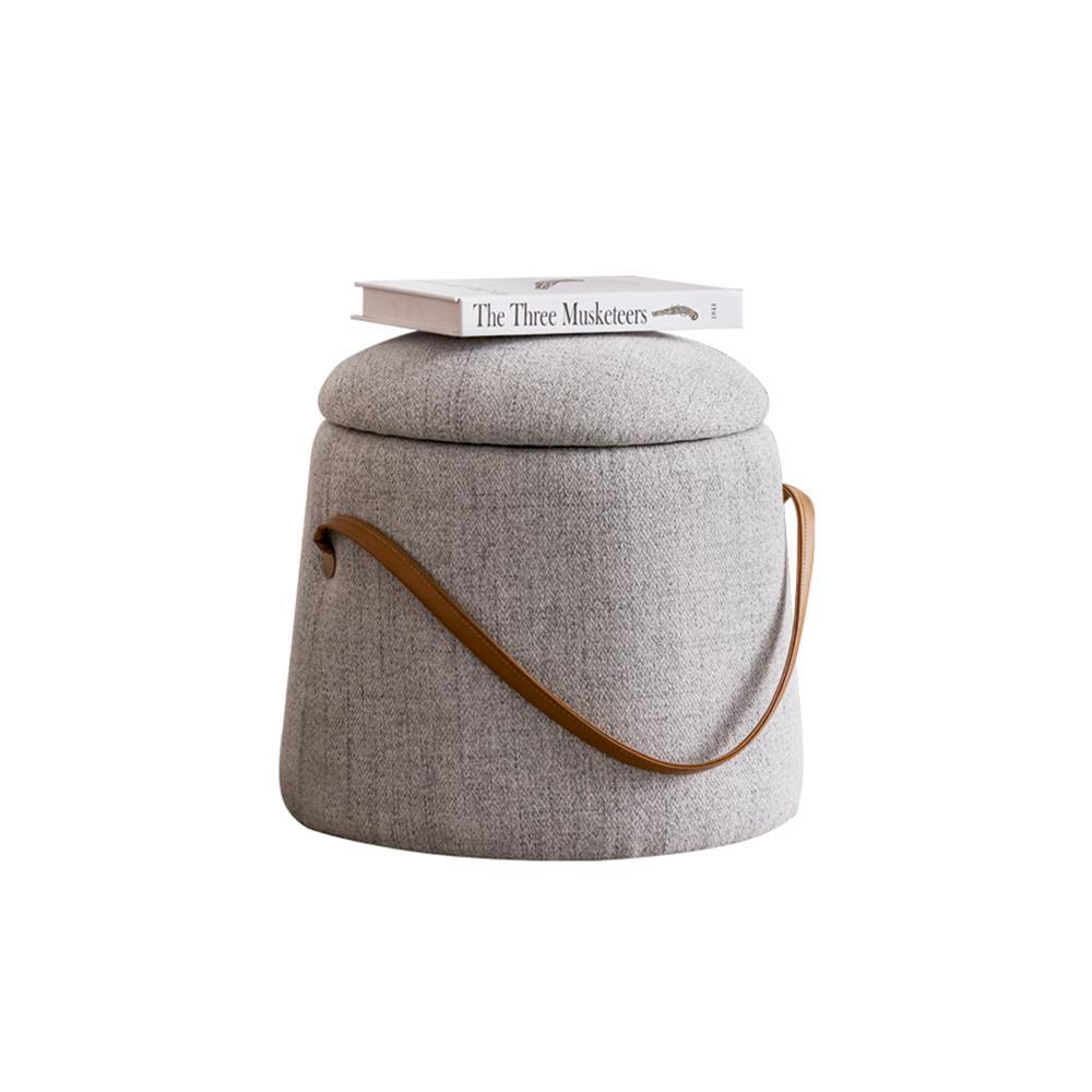 K52 Grey Kid Footstool-Weilai Concept-Weilai Concept