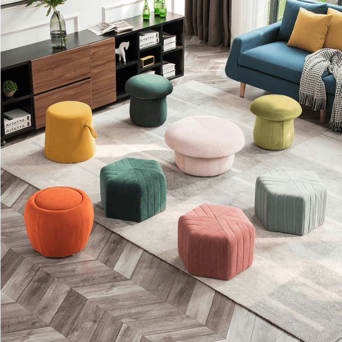 K73 Mini Footstool, Different Size Available-Chair-Weilai Concept-Weilai Concept