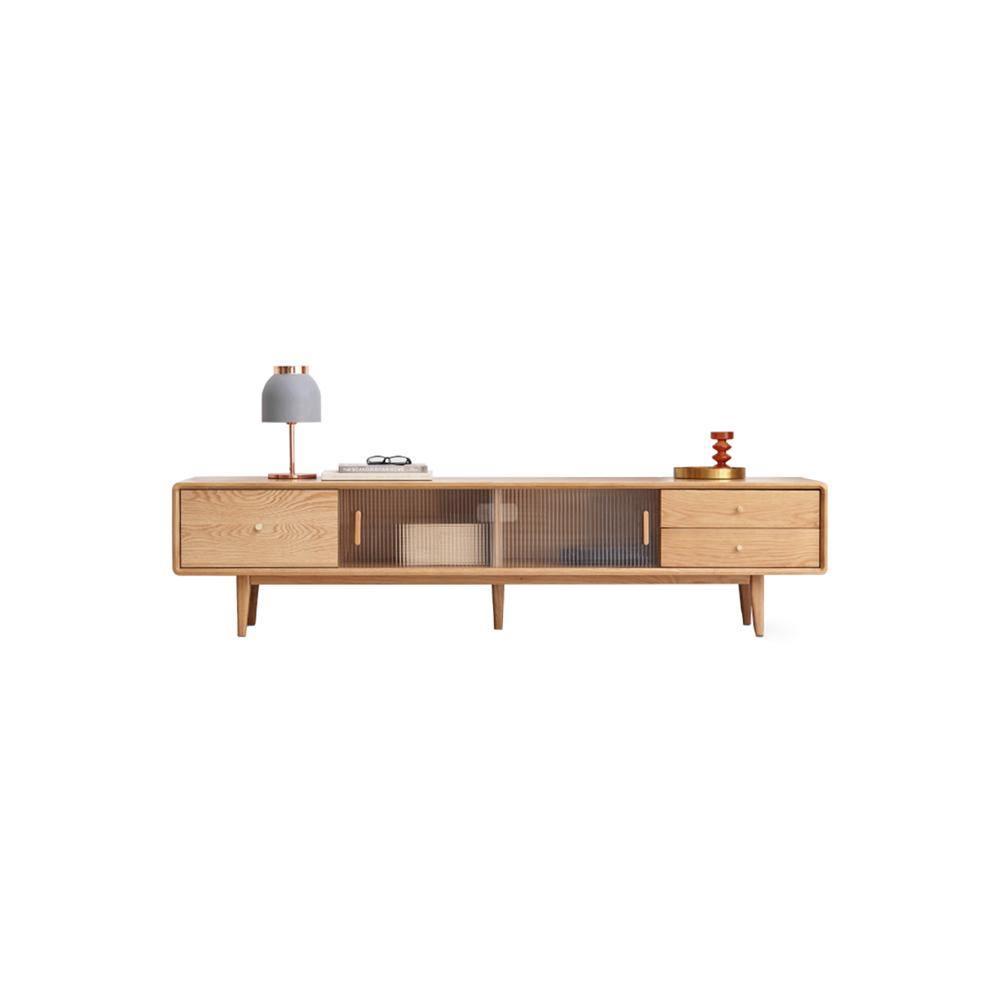 Kerry Mini TV Stand, Light Oak-Weilai Concept-Large / Style 2 ( 200cm )-Weilai Concept