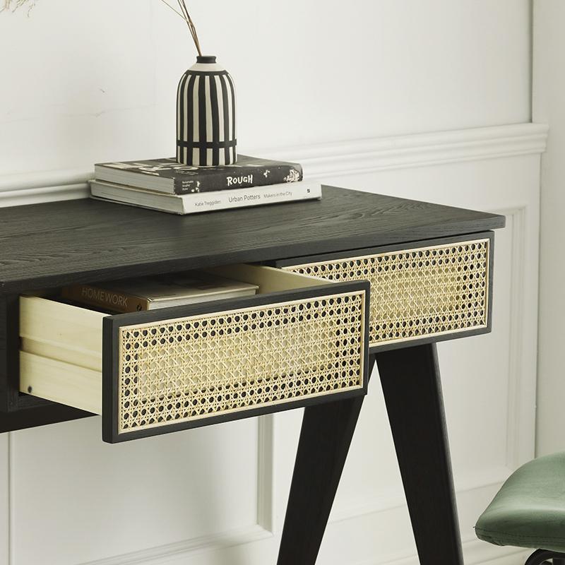 Lambeth Office Desk, Black-Weilai Concept-Weilai Concept