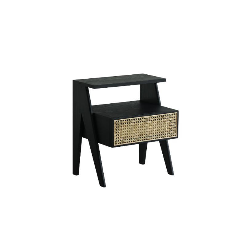 Lambeth Bedside Table, Black-Weilai Concept-Black-Weilai Concept