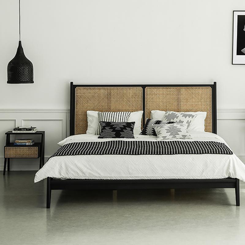 Lambeth Bedside Table, Black-Weilai Concept-Weilai Concept