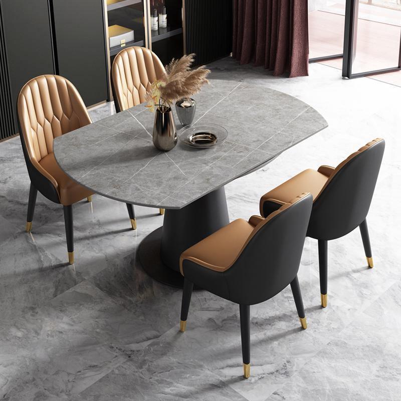 Lessie Extendable Dining Table, Sintered Stone-Weilai Concept-Weilai Concept