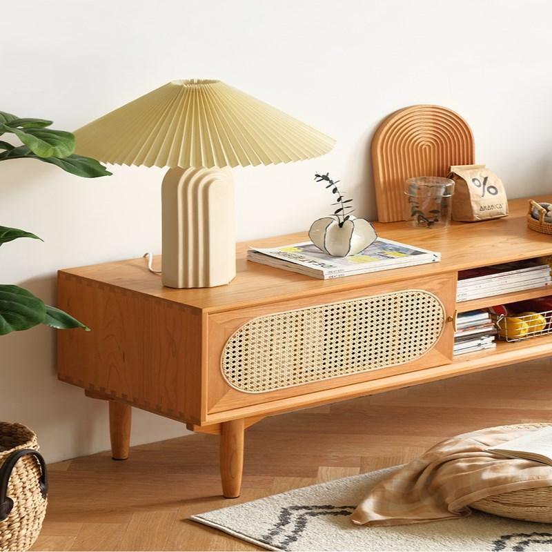 Mario Cane Rattan TV Stand-Weilai Concept-Weilai Concept