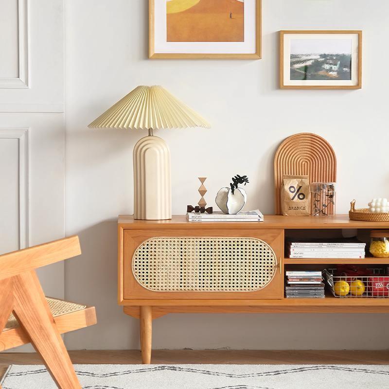 Mario Cane Rattan TV Stand-Weilai Concept-Weilai Concept