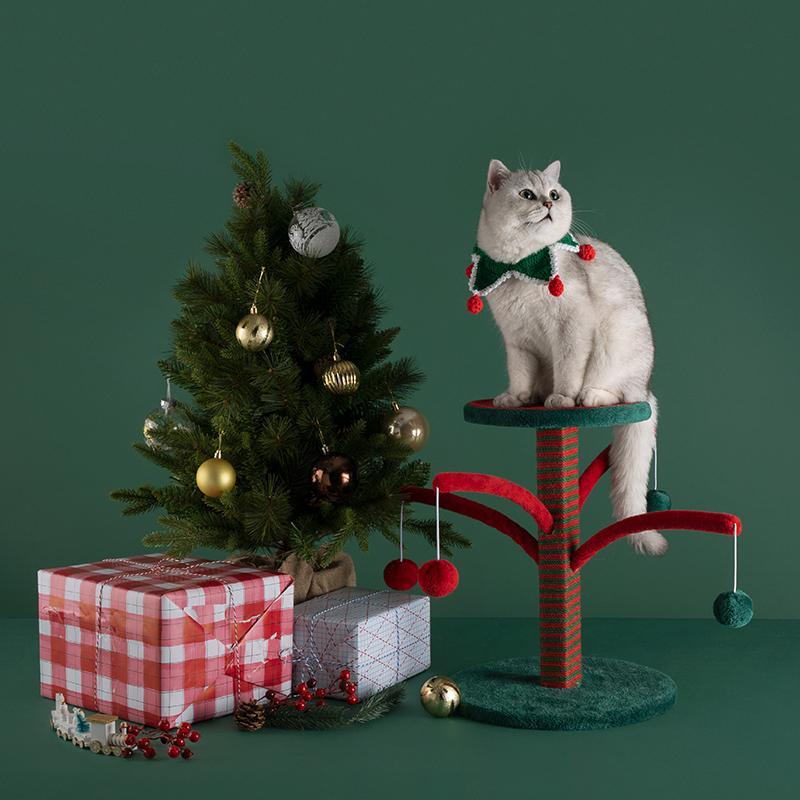 NA62 Pet Furniture Cat Kitten Christmas Tree, Scratcher Tree-Weilai Concept-Weilai Concept