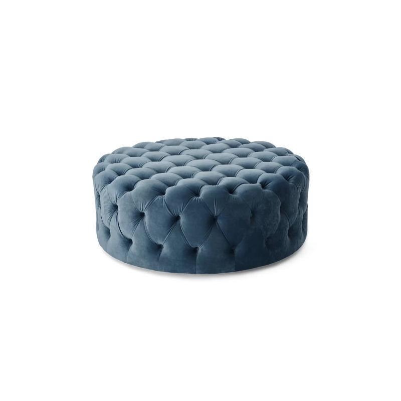 Napoleon Pouffe, Velvet-Weilai Concept-Weilai Concept
